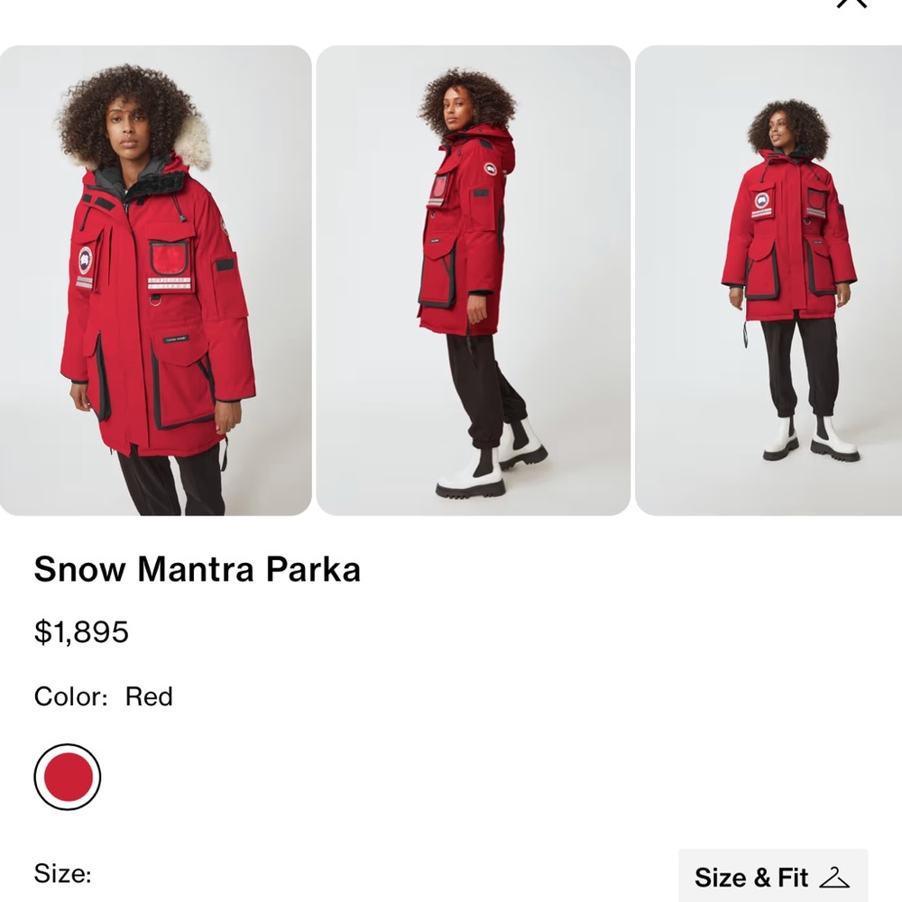Extremely Rare Authentic Canada Goose Snow Mantra Parka-Women’s XXS